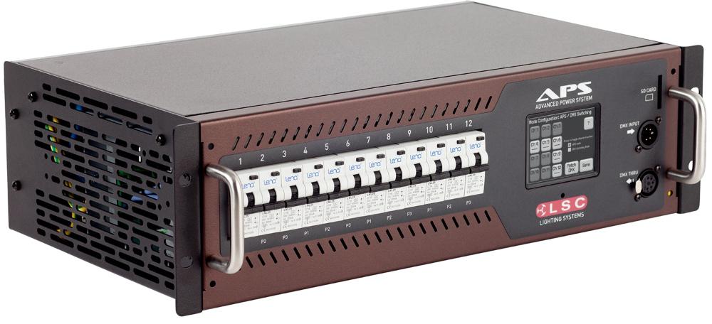 LSC APS 12 Channel X 10A Advanced Power Distribution Rack 3RU Fitted W ...
