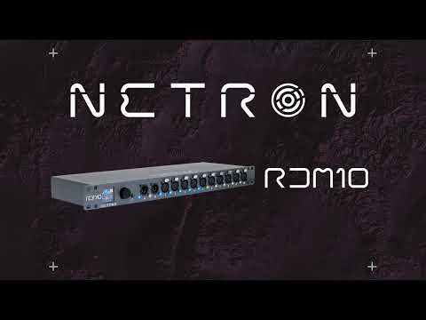 Obsidian - EL-NRD101 - Netron RDM10; 10 Port Hybrid DMX Splitter ...