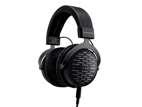 Beyerdynamic DT1990PRO 250 Open Monitoring Headphones EVA Case Coiled Cable Straight Cable Additional Velour Ear Pads