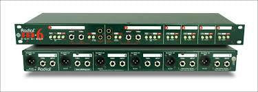 Radial JD6 Passive 6 Channel DI Jensen Transformers 19