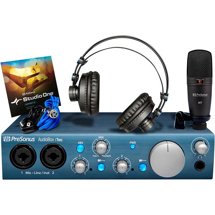 PreSonus Audiobox iTwo Interface Bundle With HD7 Headphones And M7